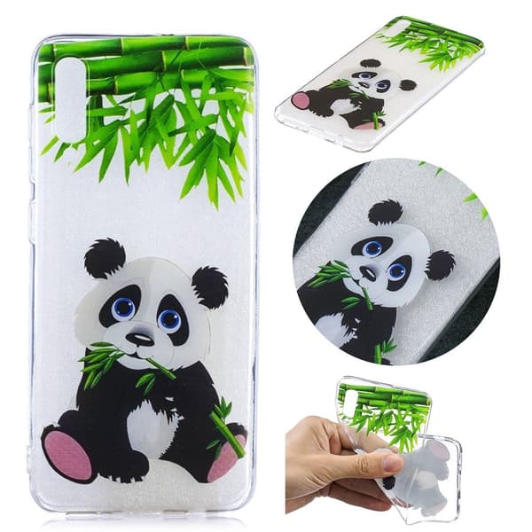 Samsung Galaxy A50 Mönster fodral - Panda multifärg