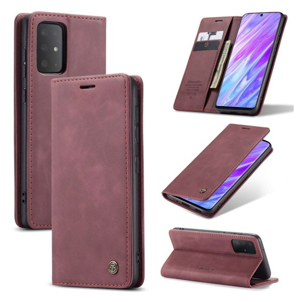 CaseMe vintage Samsung Galaxy S20 Plus fodral - Röd Röd