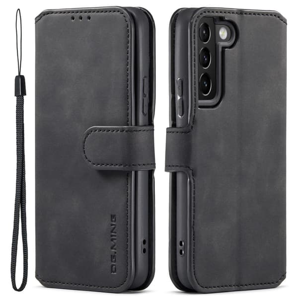 DG.Ming Samsung Galaxy S22 Plus Retro Etui - Svart Black