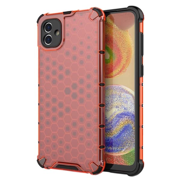 Bofink Honeycomb Samsung Galaxy A04 skal - Röd Röd
