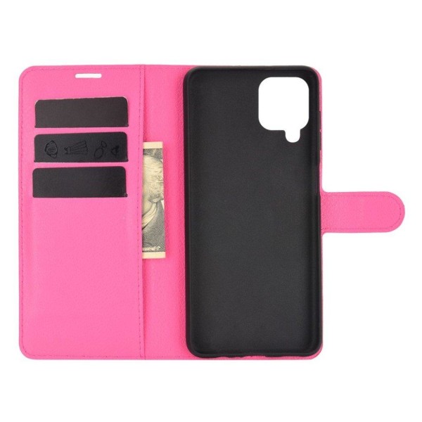 Classic Samsung Galaxy A12 5G flip etui - Rose Pink