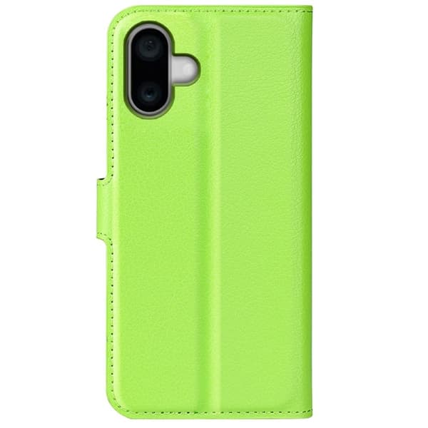 Klassisk iPhone 16 Plus flip etui - Grøn Green