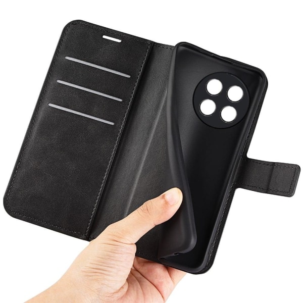 Lompakko Nahkakotelo For OnePlus 11R / Ace 2 - Musta Black