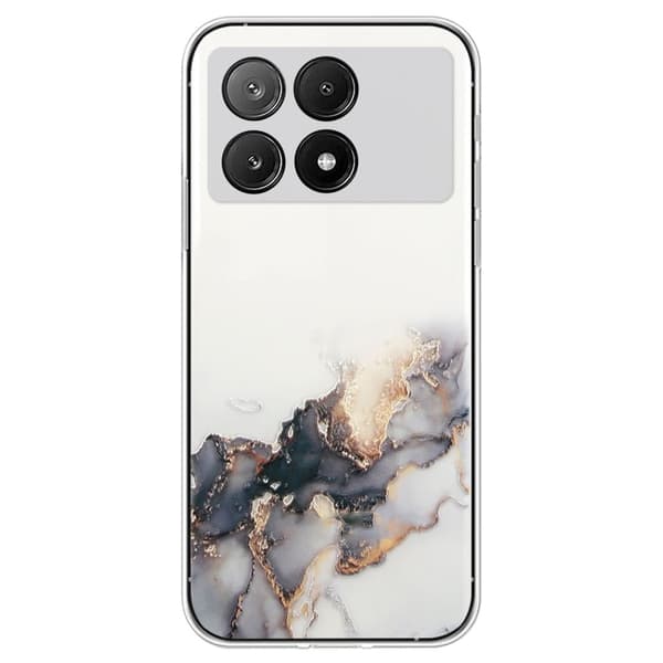 Marble design Xiaomi Redmi K70E / Xiaomi Poco X6 Pro cover - Sort Black