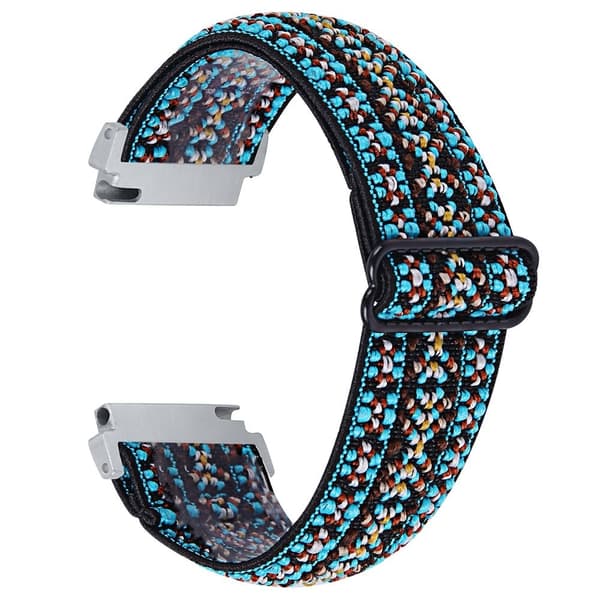 Gabb Watch 1 Nylon punottu kellonauha Elastinen älykellon hihna - 4 Multicolor
