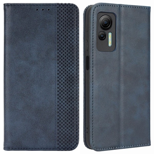 Bofink Vintage Ulefone Note 14 Læder Etui - Blå Blue