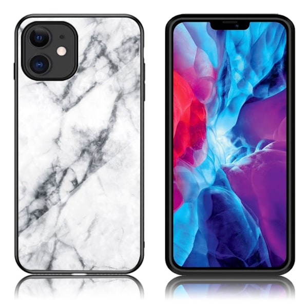 Fantasy Marble iPhone 12 Mini cover - Hvid White