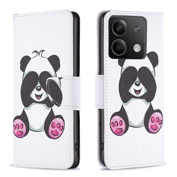 Wonderland Xiaomi Redmi Note 13 flip etui - Panda White