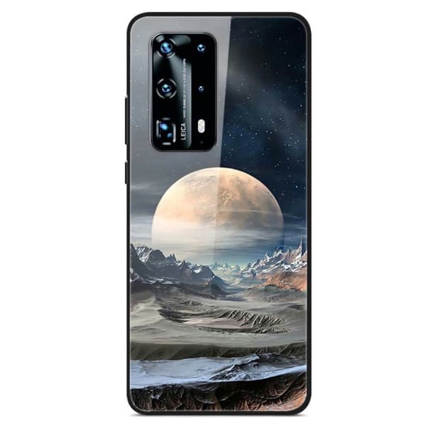 Fantasy Huawei P40 Pro kuoret - Valkoinen planeetta Multicolor