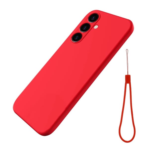 Matte Liquid silikone cover til Samsung Galaxy A25 - Rød Red