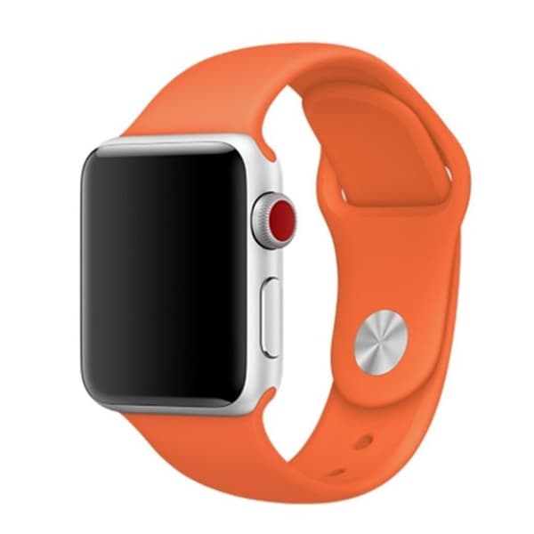 Apple Watch Series 4 44mm silikone Urrem - Orange Orange
