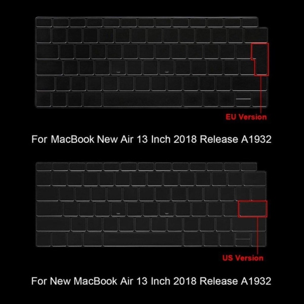 ENKAY MacBook Air 13 (2018-) ultra-thin keyboard film Transparent