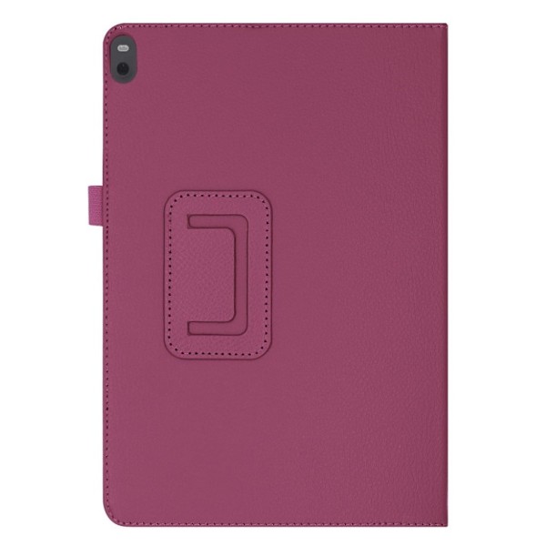 Lenovo Tab M10 lædercover med litchi tekstur - lilla Purple