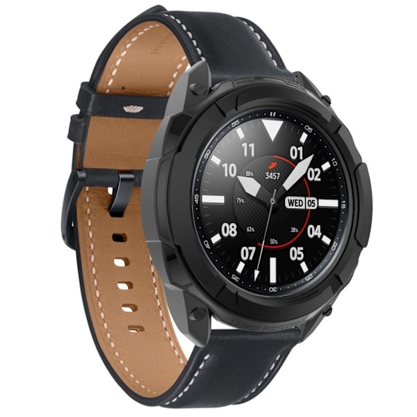Samsung Galaxy Watch 3 (45mm) beskyttende frame - sort Black