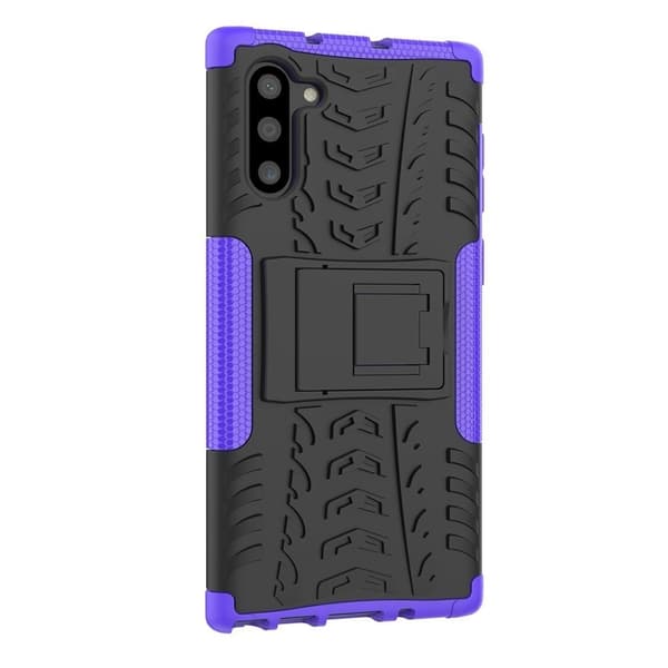 Offroad Samsung Galax Note 10 deksel - Svart / Lilla Purple