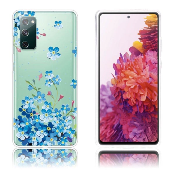 Deco Samsung Galaxy S20 FE 5G / Samsung Galaxy S20 FE skal - Blå Blå