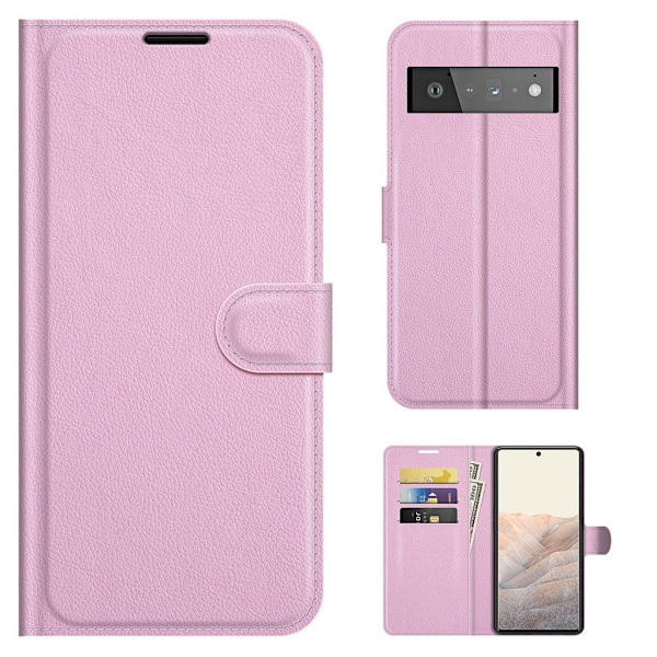 Classic Google Pixel 6 Pro Läppäkotelo - Pinkki Pink