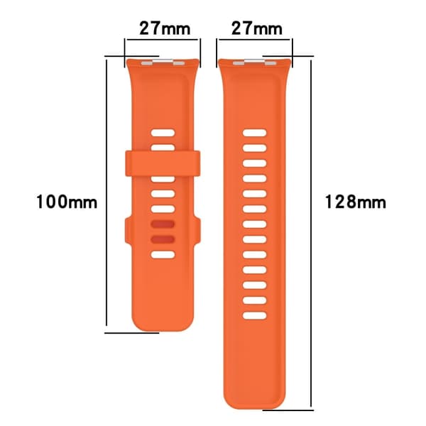 Xiaomi Redmi Watch 4 / Smart Band 8 Pro Watch Band Silikonrem Erstatning - Grå Silver grey