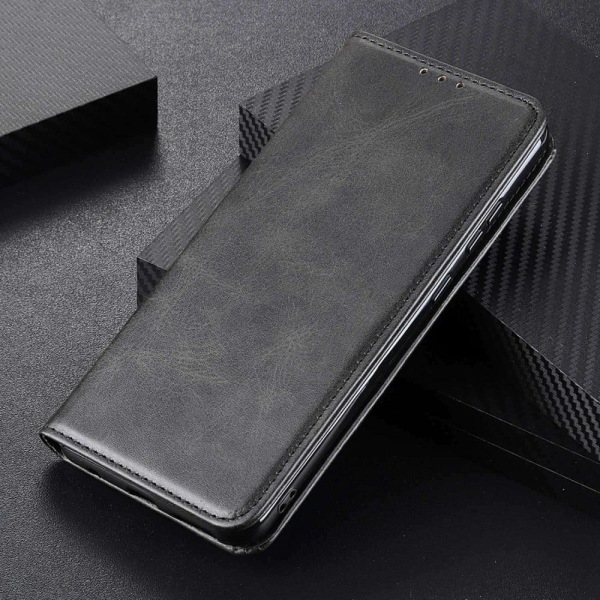 Flip Etui med Pung i Ægte Læder til Xiaomi 13 Pro - Sort Black
