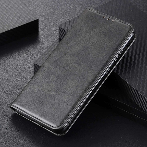 Plånboksfodral i Äkta Läder till Xiaomi 13 Pro - Svart Svart