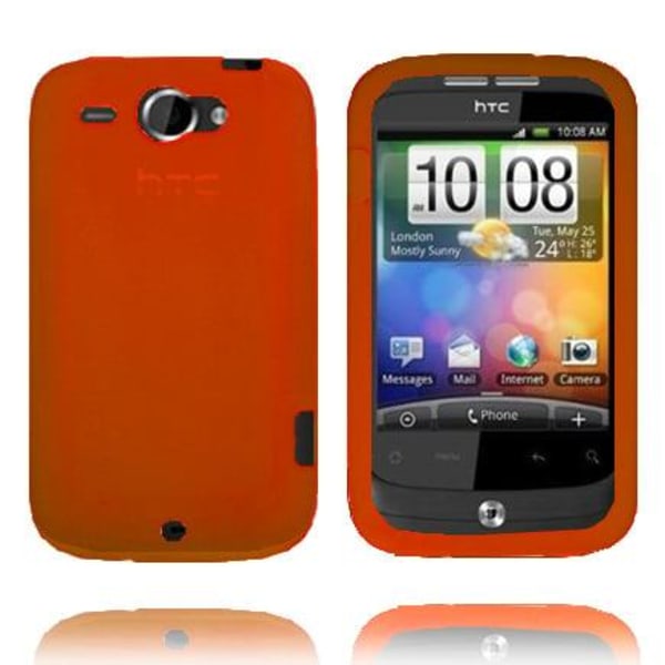 Impact (Oranssi) HTC Wildfire G8 Silikonikuori Orange