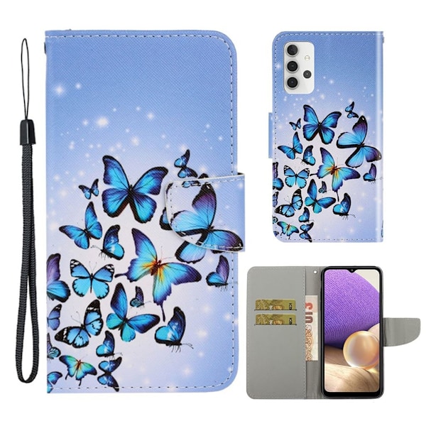 Wonderland Samsung Galaxy A32 fodral -Blå Blå