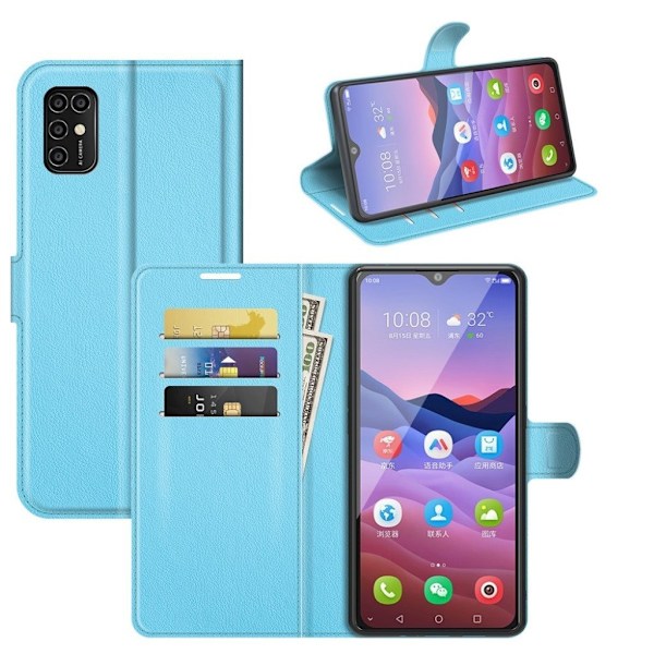 Classic ZTE Blade V2020 Smart Flip etui - Blå Blue