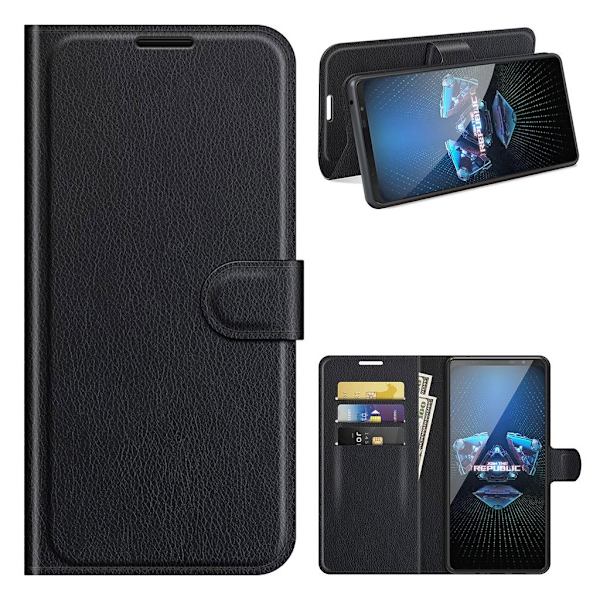 Classic Asus Rog Phone 5 Flip Etui - Sort Black