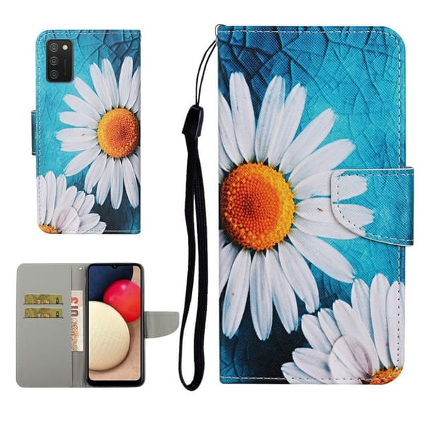 Wonderland Samsung Galaxy A02s Flip etui - Tusindfryd Multicolor