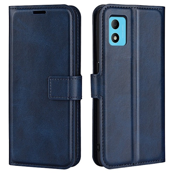 Lompakko Nahkakotelo For Tcl 305i - Sininen Blue