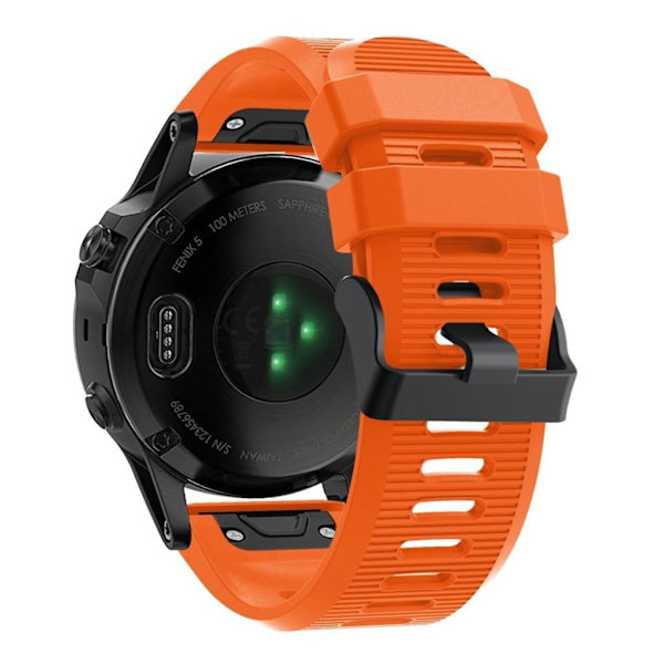 Garmin Fenix 5X Plus silikoneurrem - orange Orange