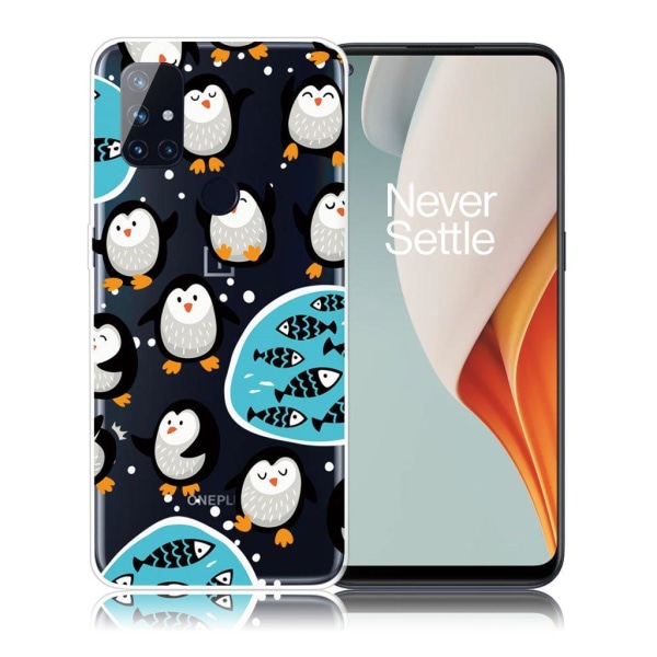 Deco OnePlus Nord N100 etui - pingvin White