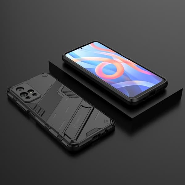 Shockproof Hybrid Deksel med A Modern Touch til Xiaomi Redmi Note 11T 5G / Note 11s 5g - Svart Black
