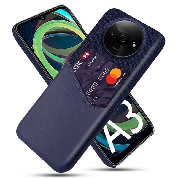 Bofink Xiaomi Redmi A3 / Xiaomi Poco C61 korttikotelo - Sininen Blue