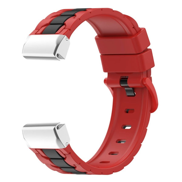 26 mm silikone-urrem til Garmin-ur - Rød / Sort Red