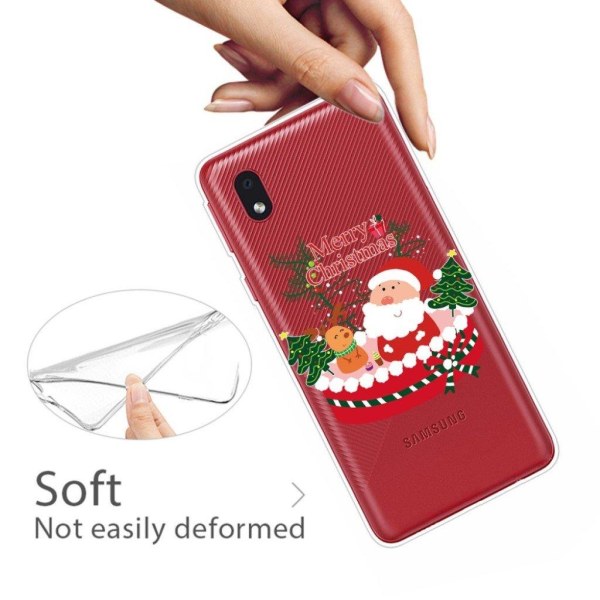 Samsung Galaxy A01 Core Case til jul - Julemand Og Julemand Red