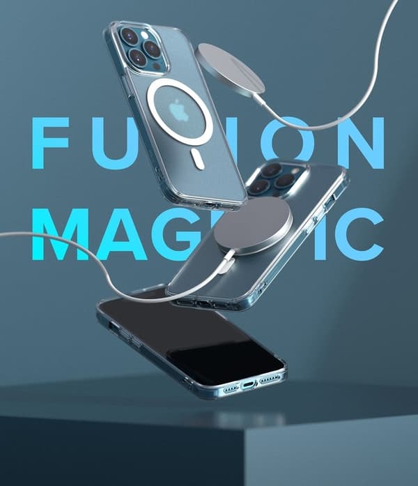 RINGKE FUSION MAGNETIC - iPhone 13 Pro Max - Matt Klar Transparent
