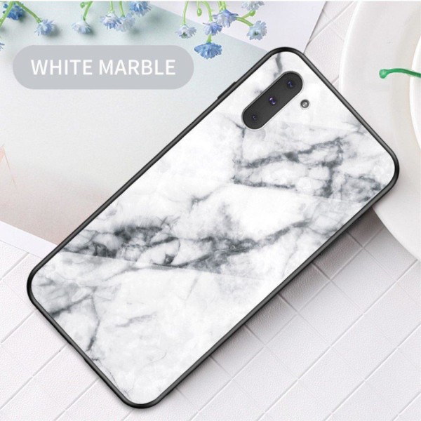 Fantasy Marble Samsung Galaxy Note 10 kuoret - Valkoinen White