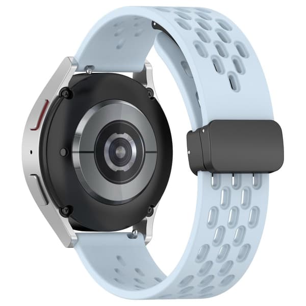 20 mm silikonerem til Samsung Galaxy Watch 6 / 5 / 4 - Babyblå Blue