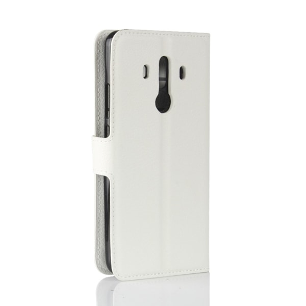 Huawei Mate 10 Pro litsitekstuurinen nahkakotelo - Valkoinen White