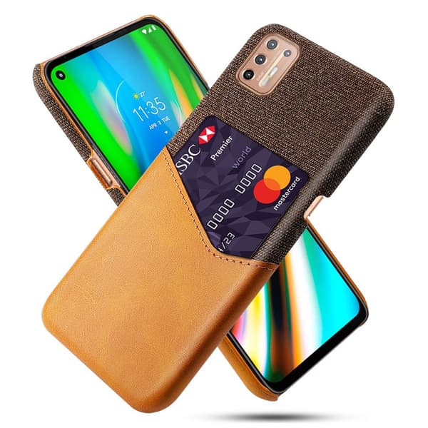 Bofink Motorola Moto G9 Plus kort cover - brun Brown