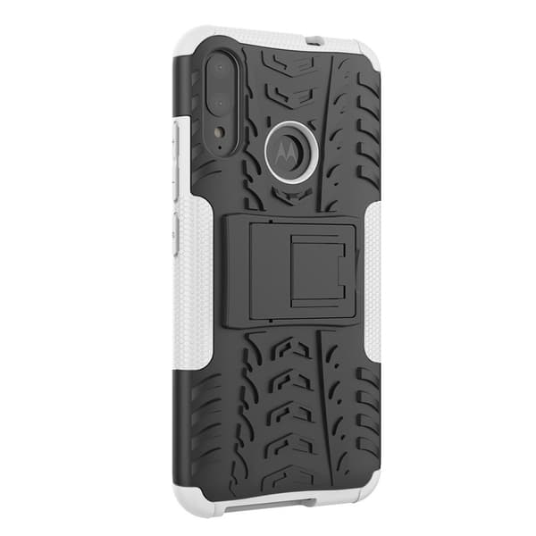 Offroad Motorola Moto E6 Plus etui - Hvit White