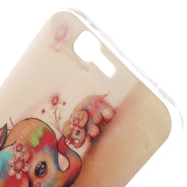 Westergaard Huawei AAscend G7 Cover - Elefant & Blomster Multicolor