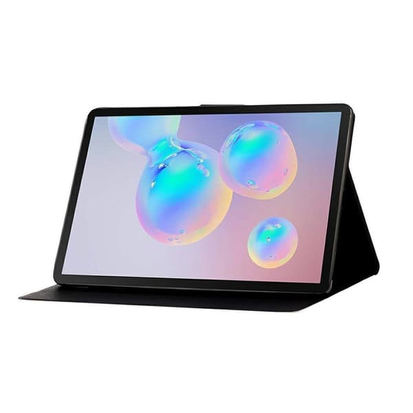 Samsung Galaxy Tab S7 viileä kuvio nahkainen flip case - Kukkia Multicolor