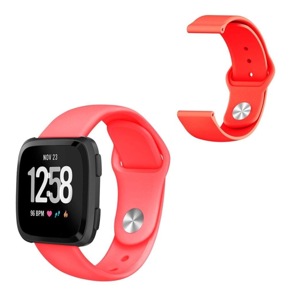 Fitbit Versa 2 / Versa Lite silicone watch band - Red Röd