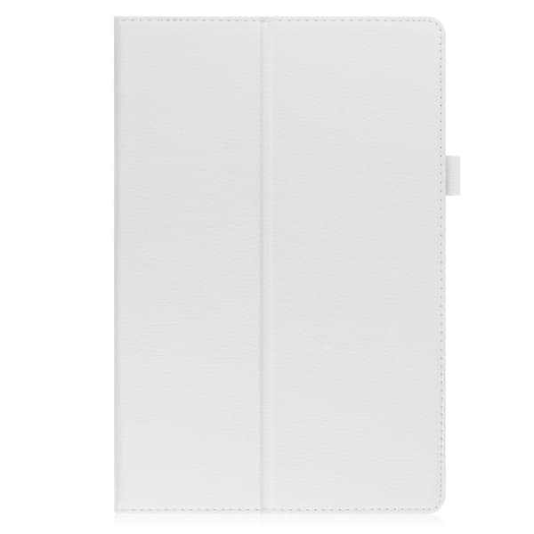 Foldbart etui med Lichi-tekstur til Samsung Galaxy Tab A8 10.5 (2021) - Hvid White