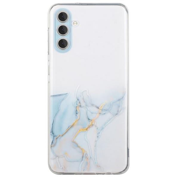 Marmormotiv Samsung Galaxy A54 skal - Grå Silvergrå