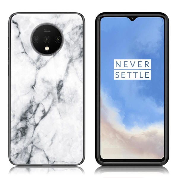 Fantasy Marble OnePlus 7T deksel - Hvit White