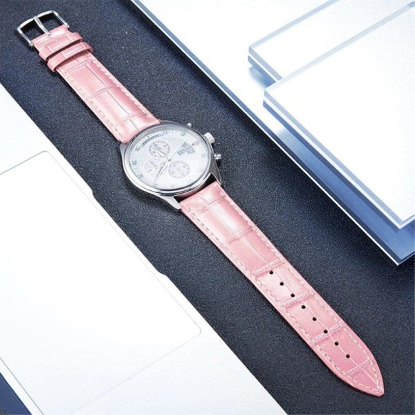 Haylou Solar LS05 / Xiaomi Mi Watch Color crocodile pattern leat Rosa