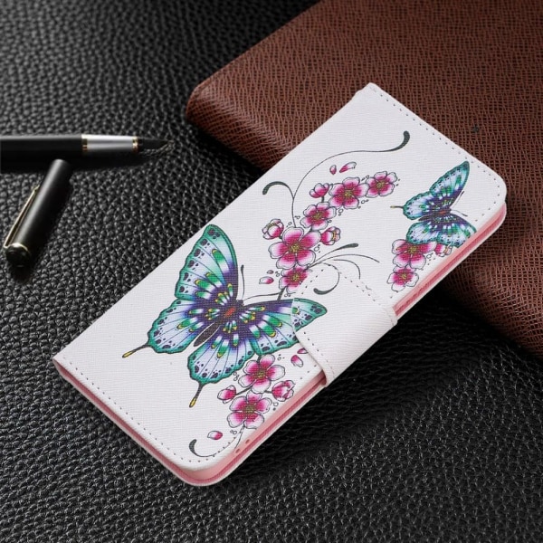 Wonderland Samsung Galaxy A53 5G Flip Etui - Fersken Blossom og Blomst Multicolor